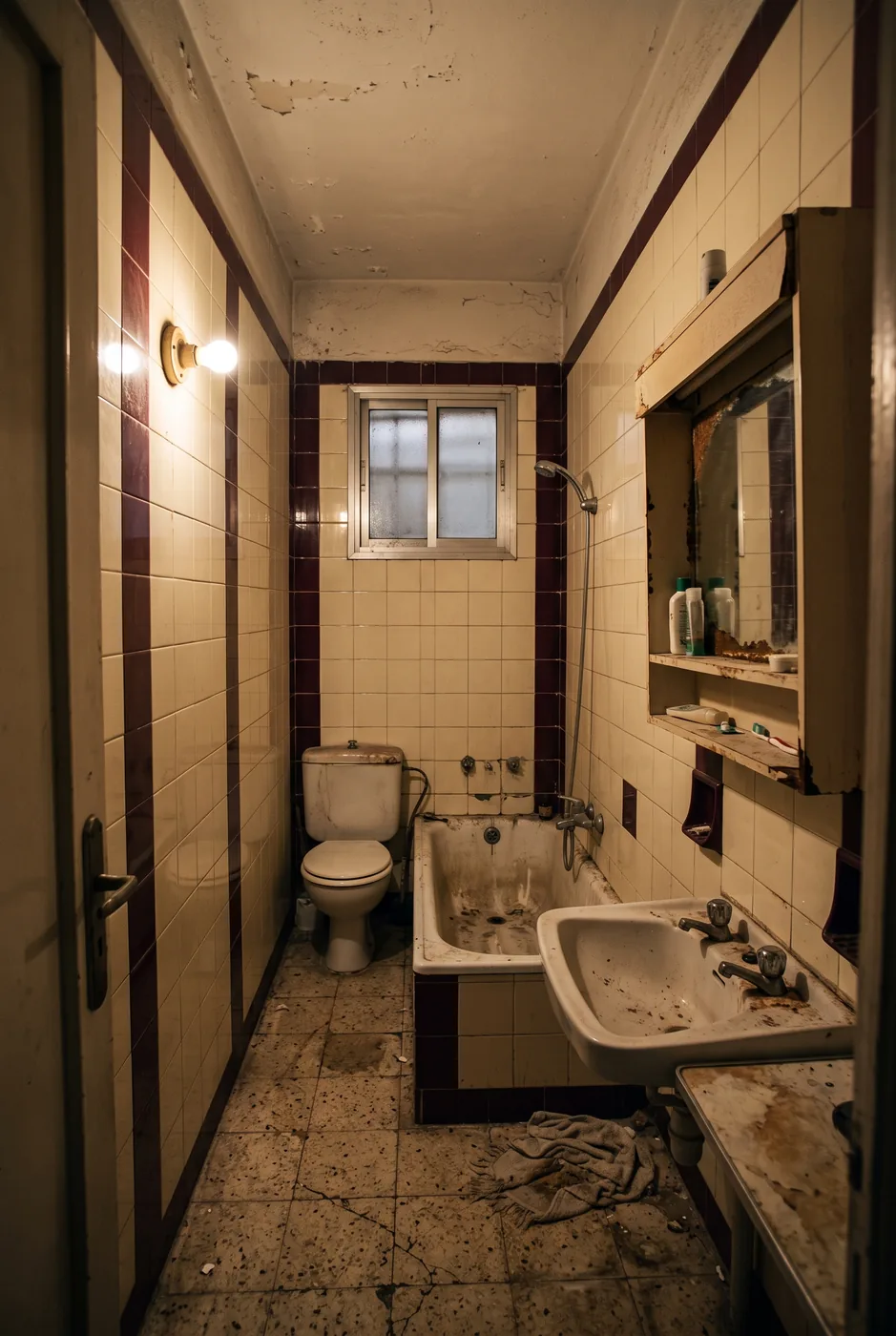 Antes — Baño · reforma completa