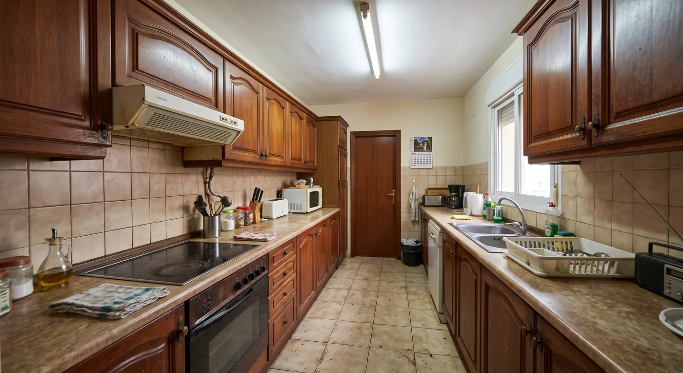 Antes — Cocina · reforma completa